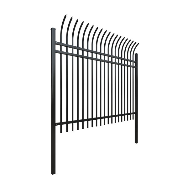 Curve Top Spear Steel Fence - Image 3