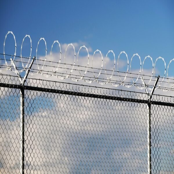 Galvanized chain link fence - Image 4